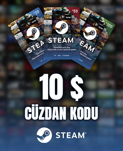 Steam 10 USD Cüzdan Kodu