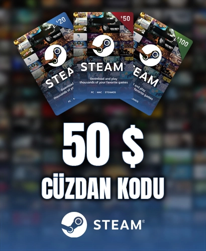 Steam 50 USD Cüzdan Kodu