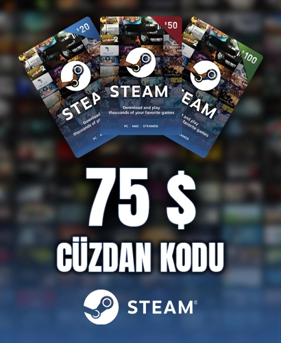 Steam 75 USD Cüzdan Kodu