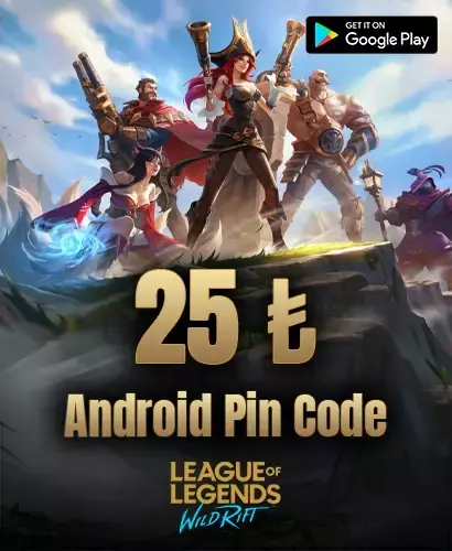 Wild Rift 25 TL Android Pin code