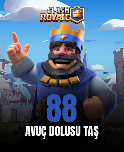  Clash Royale Avuç Dolusu Taş ( 80 + 8 )