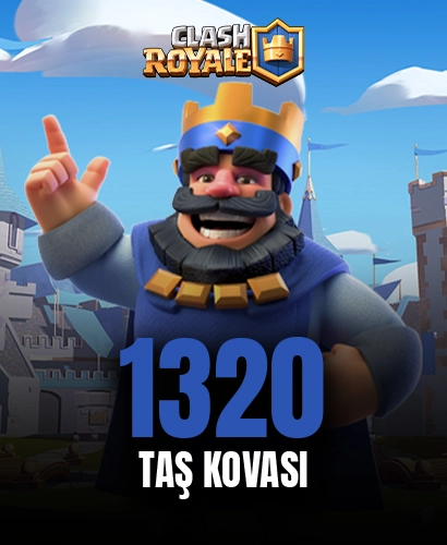  Clash Royale Taş Kovası ( 1200 + 120 )