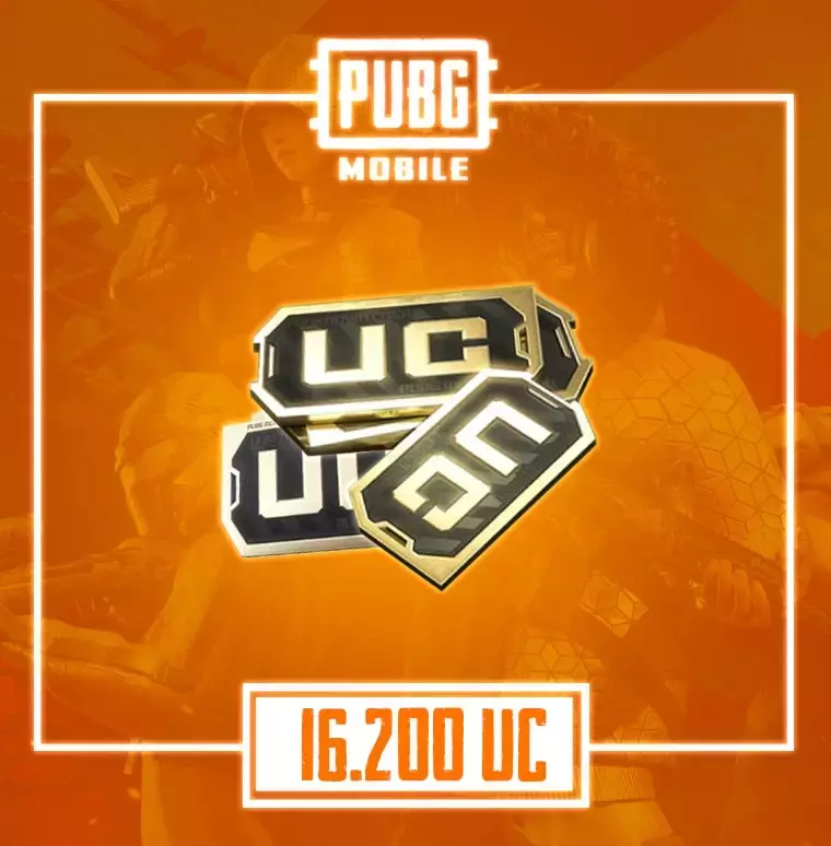 Pubg Mobile 16200 UC
